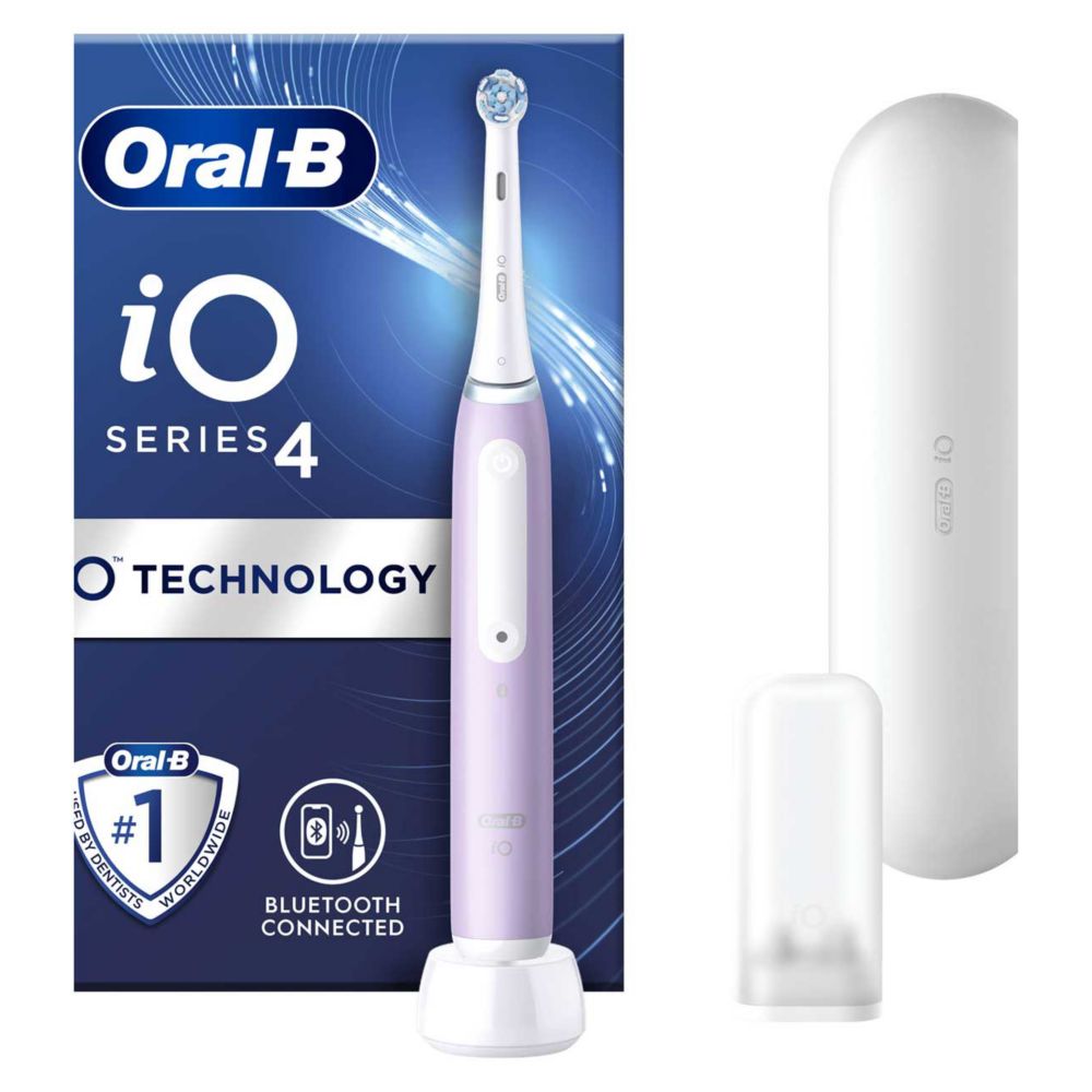 Oral-B iO4  Electric Toothbrush - Lavender - (+Travel case)