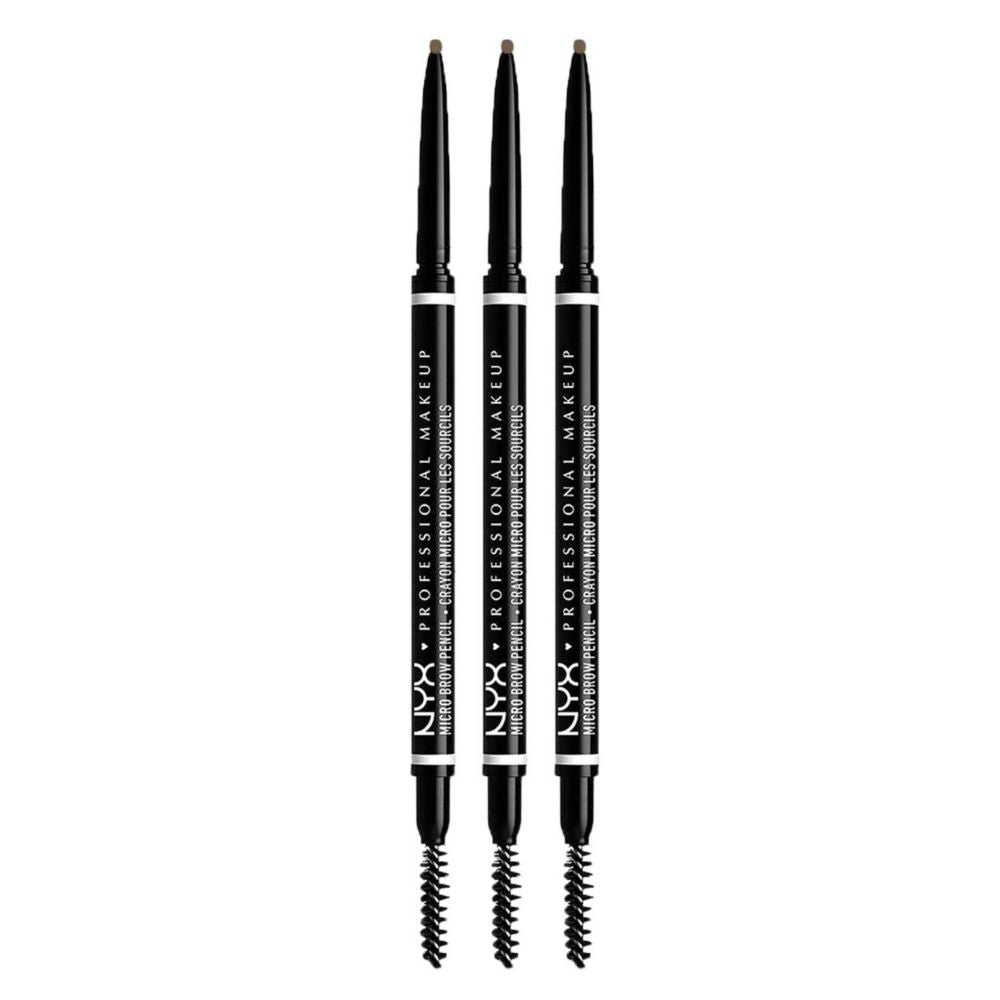 NYX Professional Makeup Micro Brow Pencil Taupe - 3 Pencils