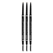 NYX Professional Makeup Micro Brow Pencil Taupe - 3 Pencils