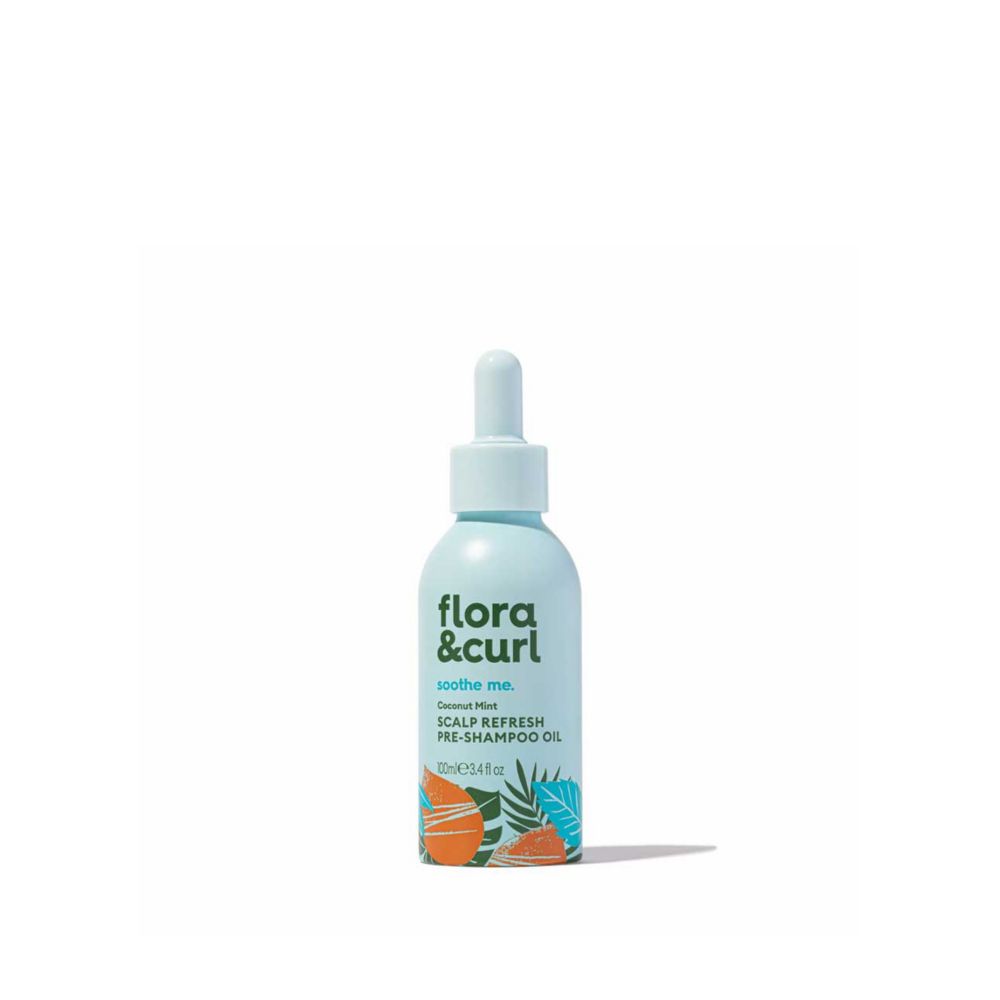 Flora & Curl Coconut Mint Scalp Refresh Pre-Shampoo Oil 100ml