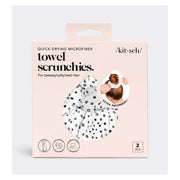 Kitsch Microfiber Towel Scrunchies Microdot
