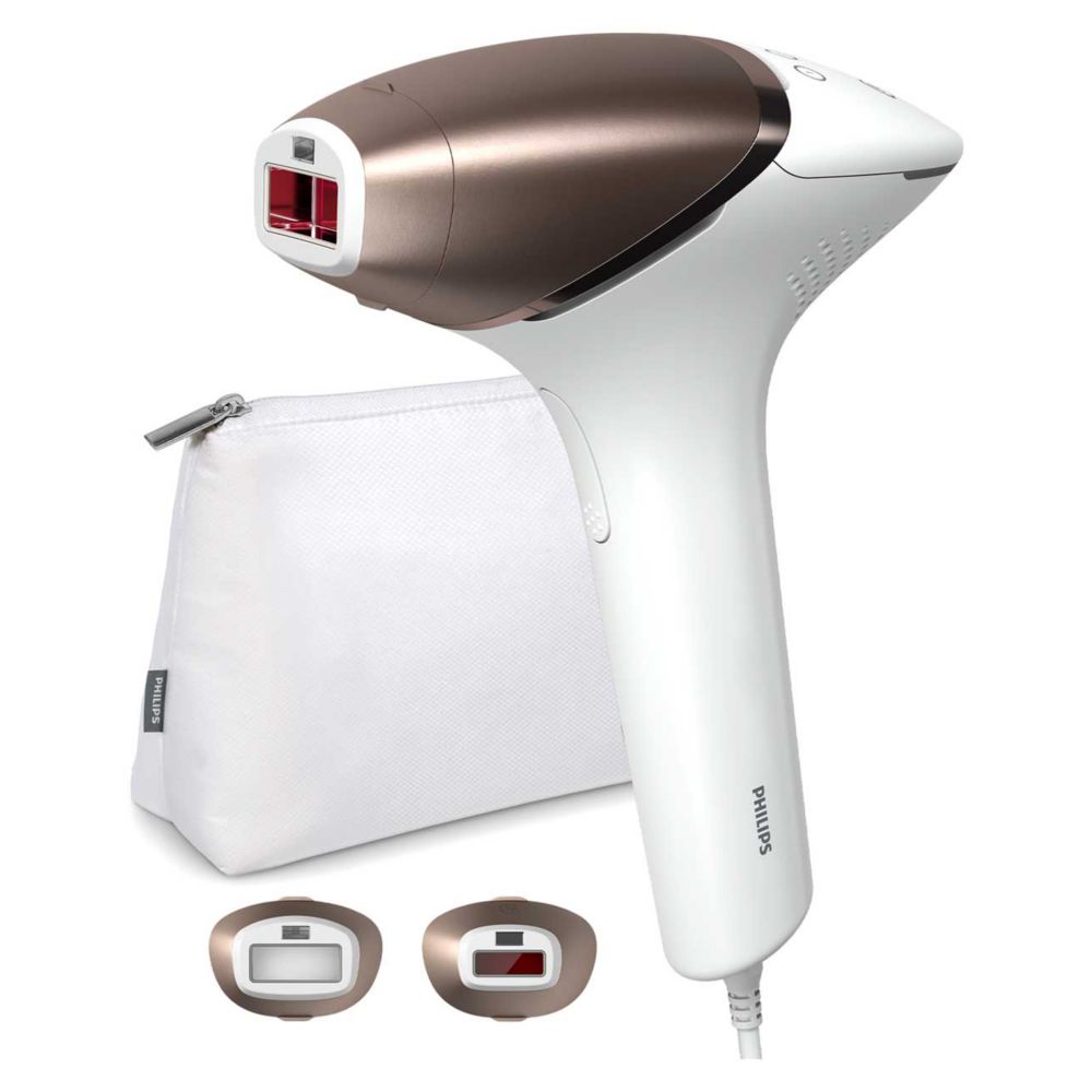 Philips Lumea 8000 Series, IPL Hair Removal Device, SenseIQ Technology, 2 Attachments for Body and Face, BRI945/00