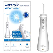Waterpik Cordless Plus Water Flosser, Water Floss for Teeth, WP-490UK White