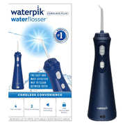 Waterpik Cordless Plus Water Flosser, Water Floss for Teeth, WP-493UK  Blue