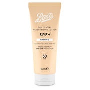 Boots SPF+ Vitamin C Moisturising Lotion SPF50 50ml