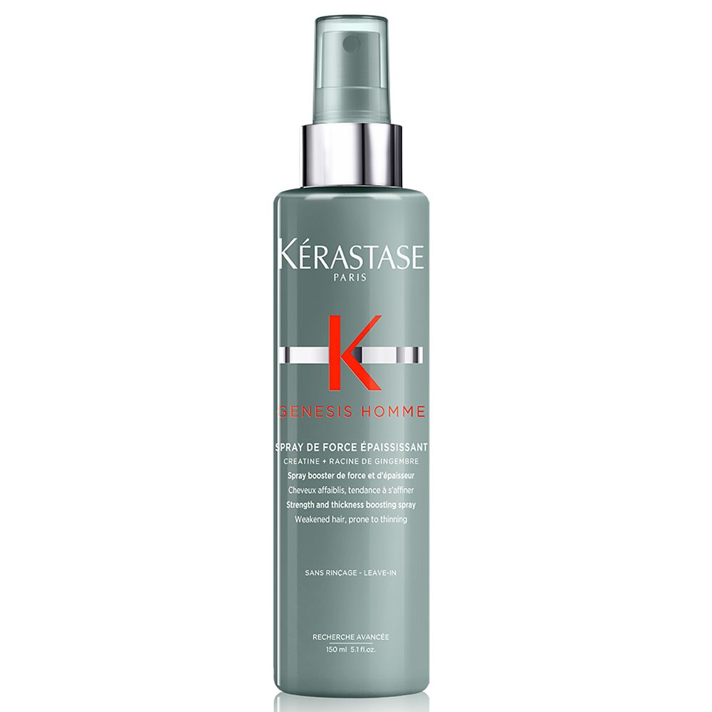 Kérastase Genesis Homme, Strength and Thickness Boosting Hair Spray, for Weakened Hair, Spray de Force Épaississant, 150ml