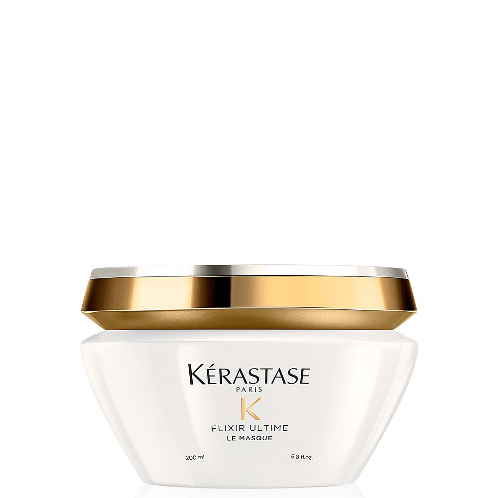 Kérastase Elixir Ultime Hair Mask, Oil-infused Shine Treatment, For Dull Hair, With Five Precious Oils 200ml