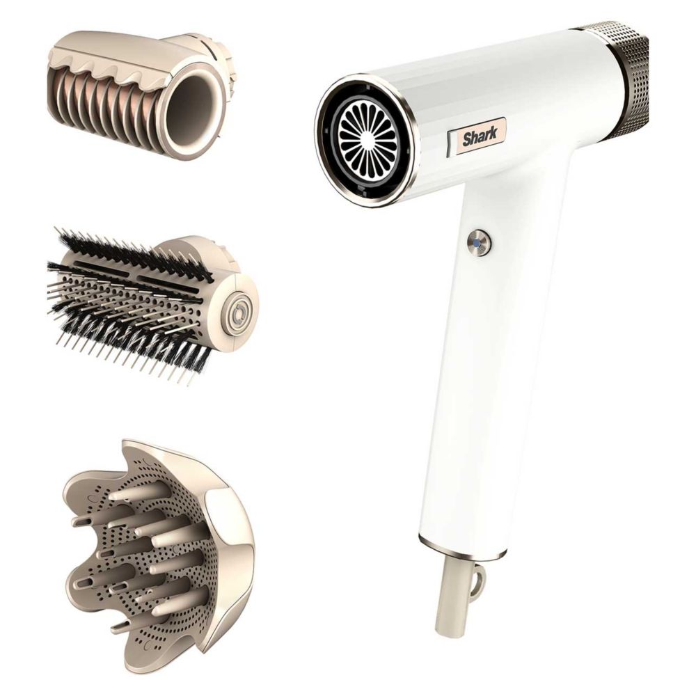 Shark SpeedStyle RapidGloss Finisher & High-Velocity Hair Dryer for Curly & Coily Hair HD332UK