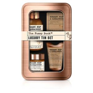 Baylis & Harding The Fuzzy Duck Bergamot, Hemp & Sandalwood Men's Luxury Grooming Tin Gift Set