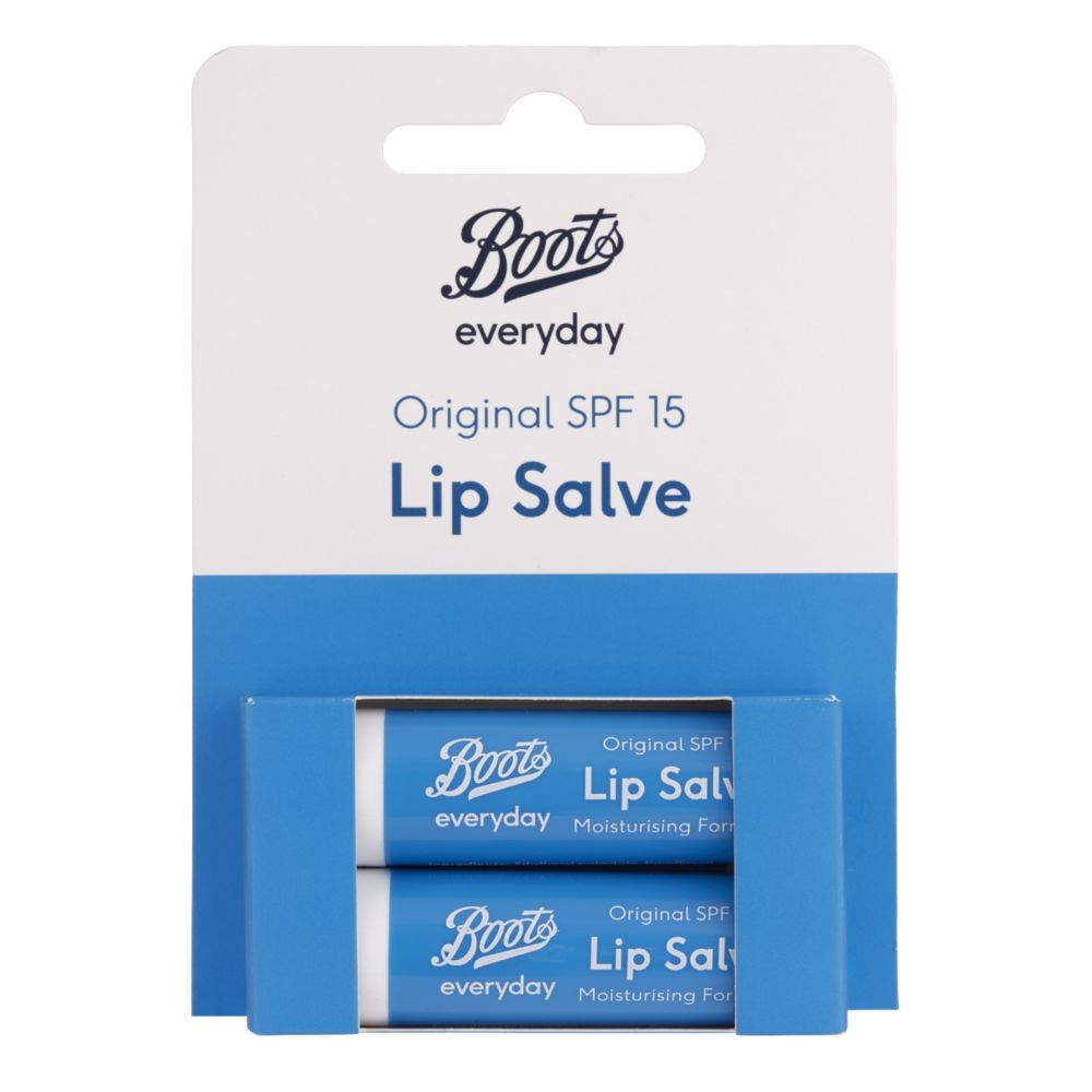 Boots Everyday Original LipSalve SPF15 4g x2