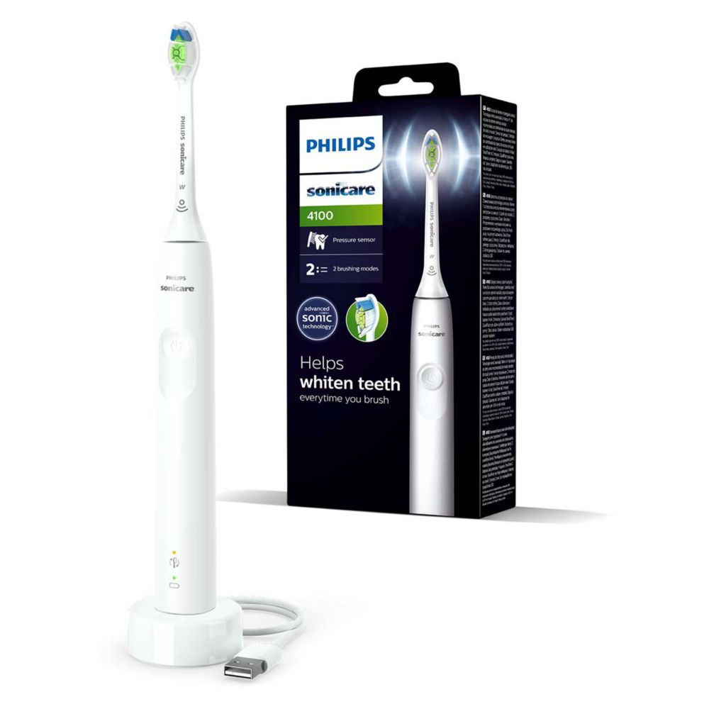 Philips Sonicare 4100 Electric Toothbrush White  - HX3681/33
