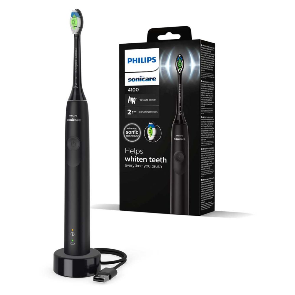 Philips Sonicare 4100
Electric Toothbrush Black - HX3681/54