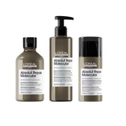 L'oréal Professionnel Serie Expert Absolut Repair Molecular Shampoo, Rinse-off Serum and Leave-In Cream Routine
