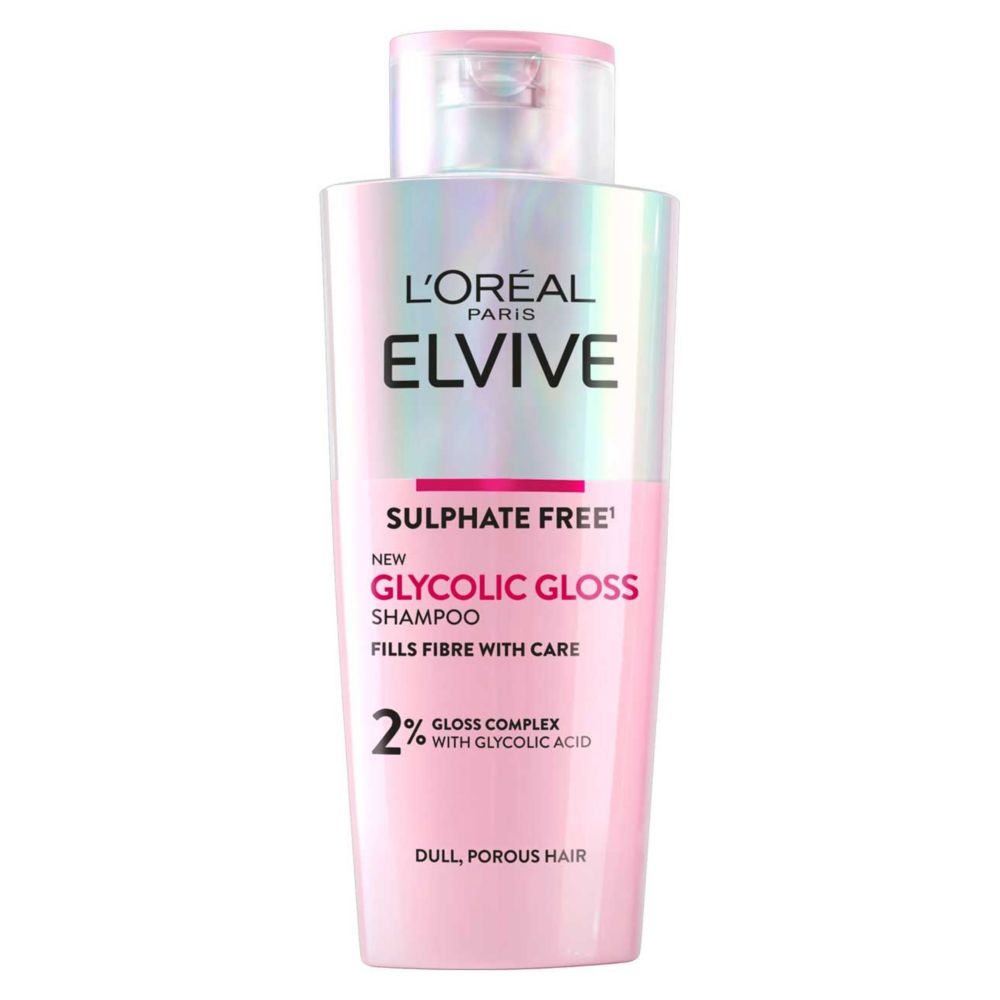 L’Oréal Paris Elvive Glycolic Gloss Sulphate Free Shampoo for Dull Hair 200ml