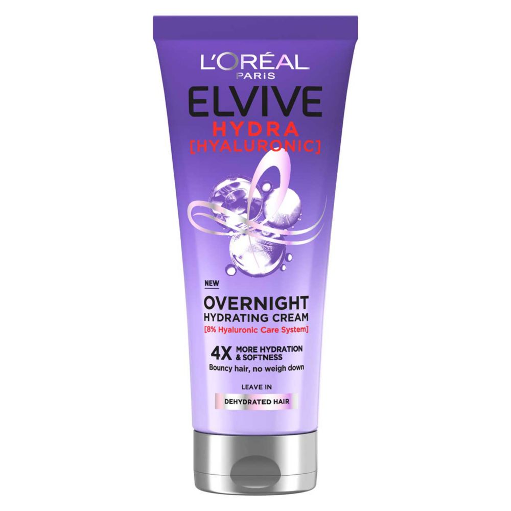 L'Oréal Elvive Hydra Hyaluronic Acid Overnight Hydrating Cream 200ml