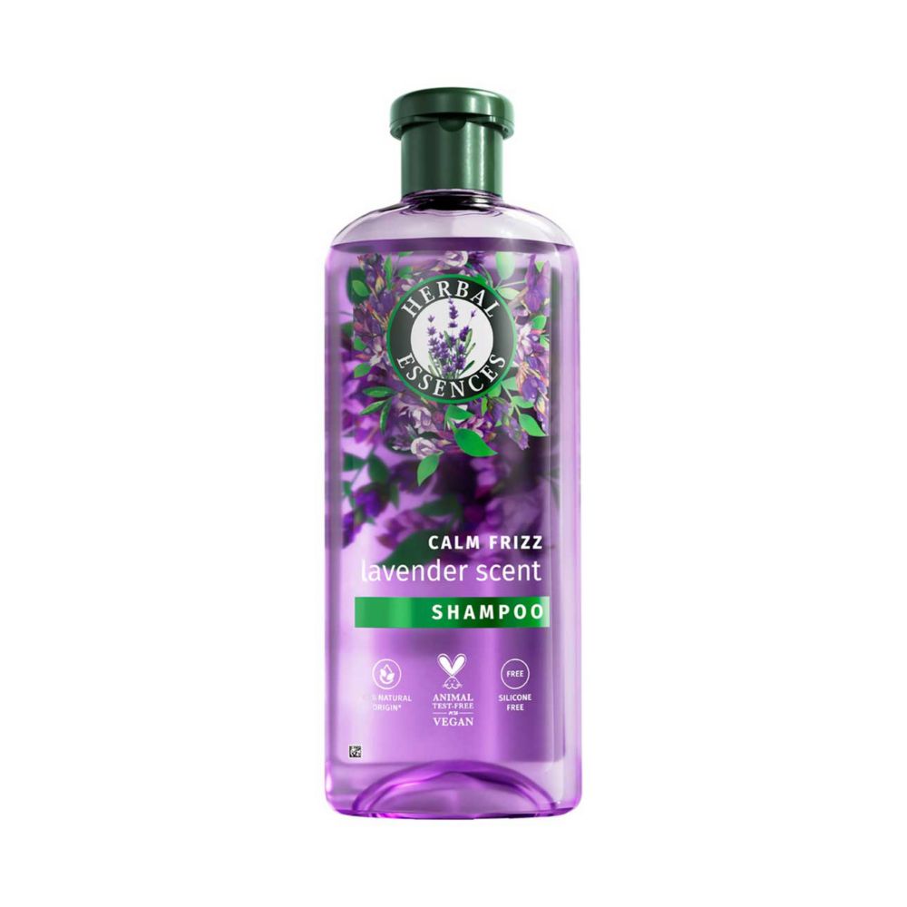 Herbal Essences Lavender Scent Calm Frizz Shampoo 350ml to Nourish and Smooth Frizzy Hair