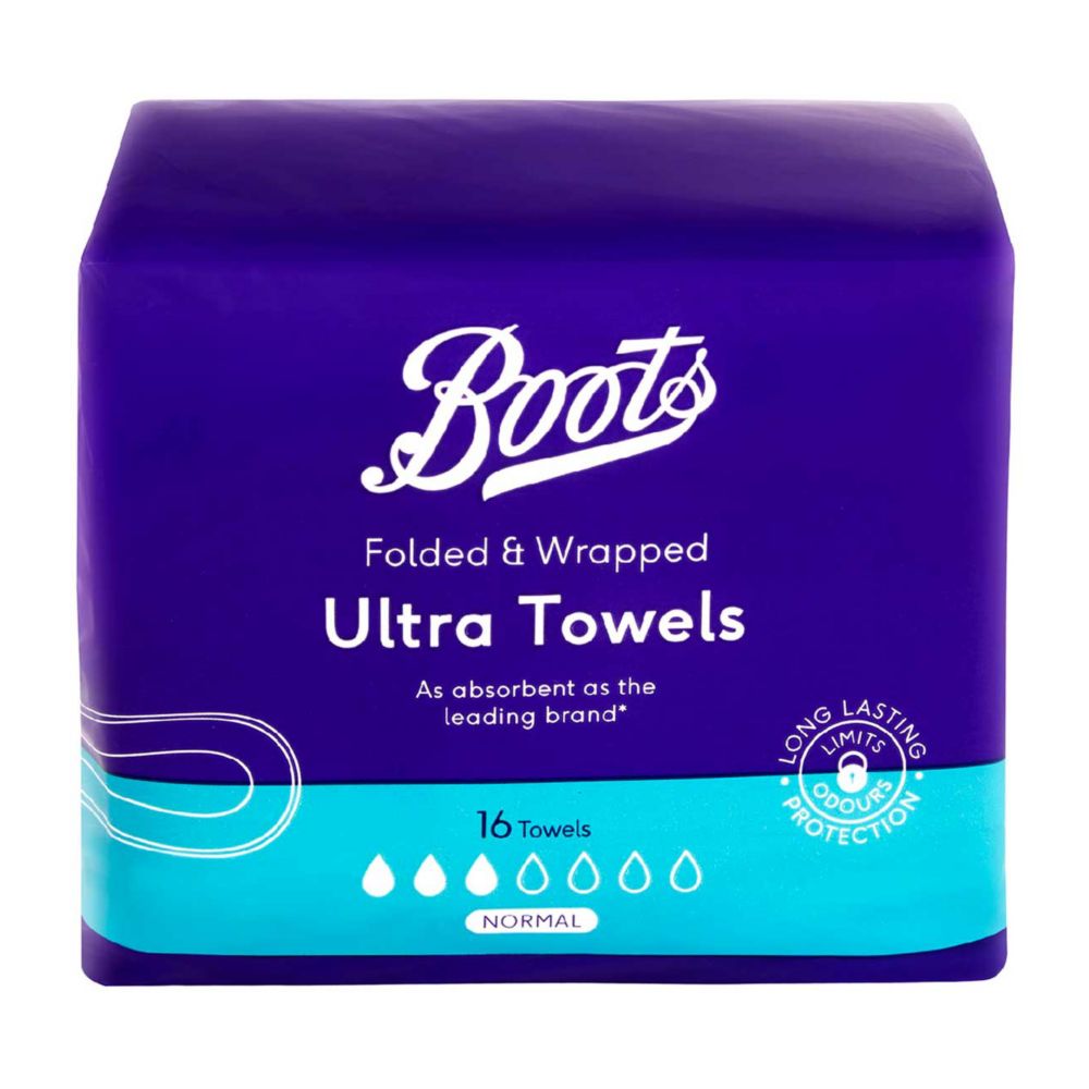 Boots ultra towels normal 16s