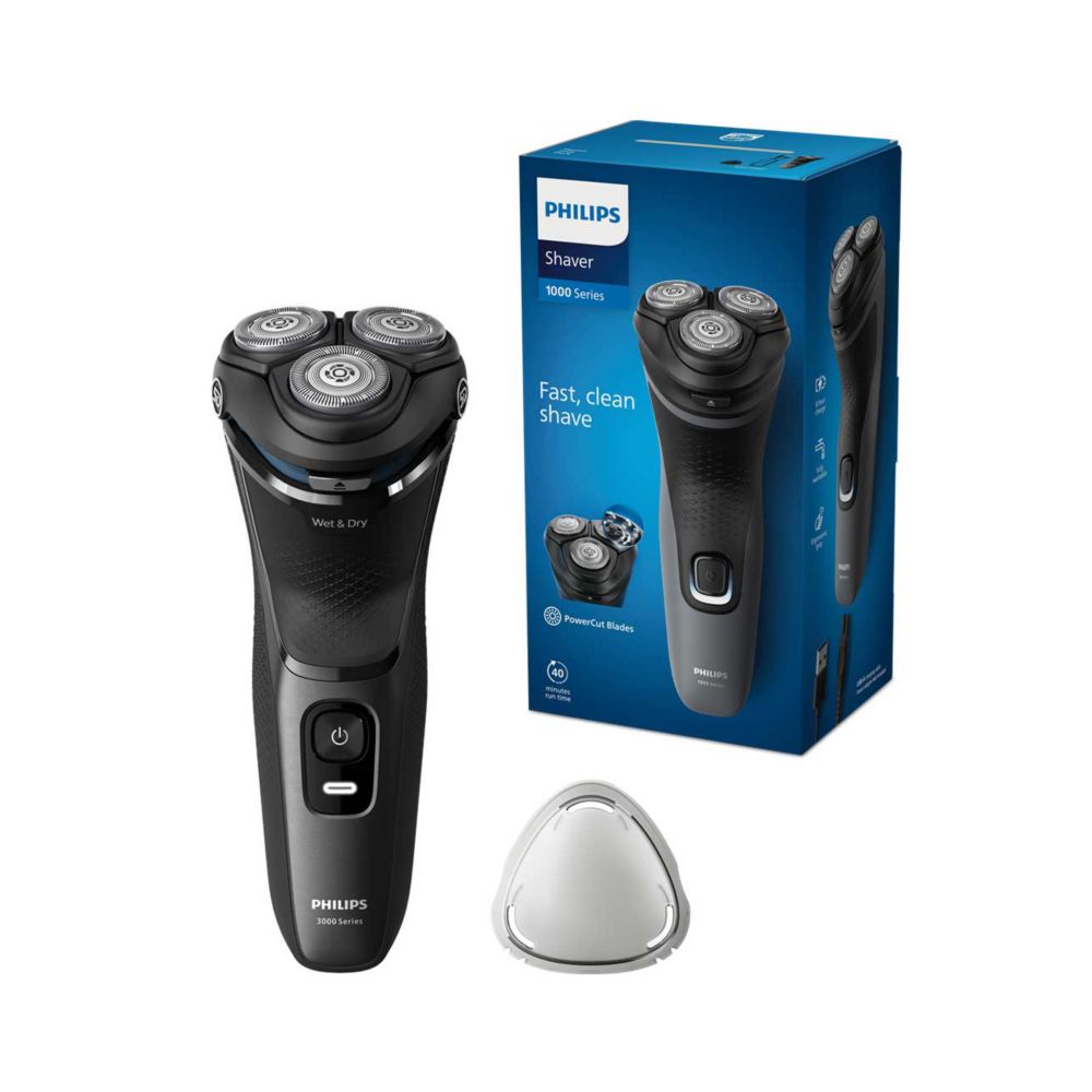 Philips Wet & Dry Electric Shaver Series 1000 with 4D Flex Heads – S1142/00