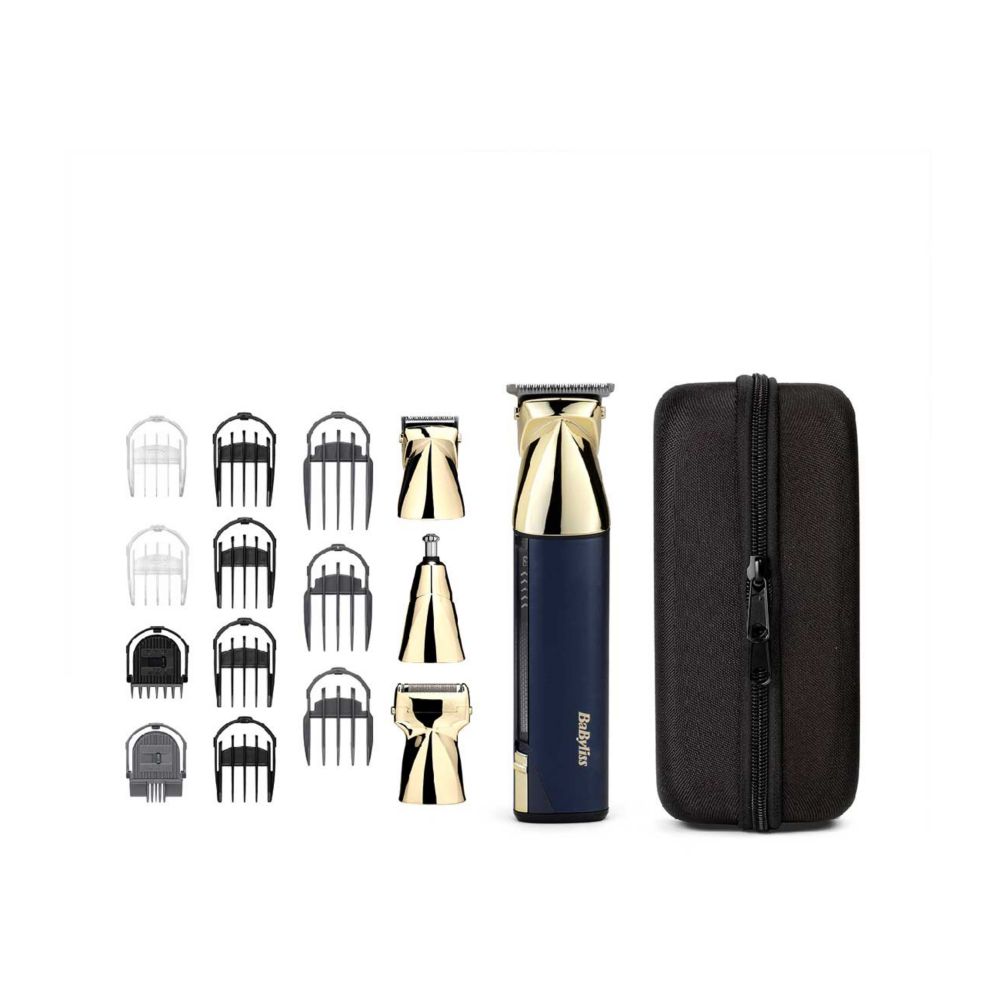 BaByliss Super-X Metal 15 in 1 Multi-Trimmer - Gold/Navy