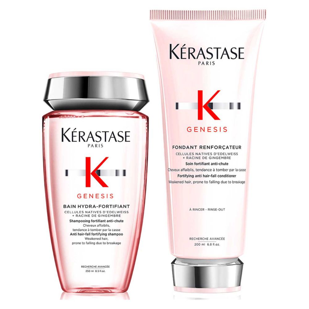 Kérastase Genesis Shampoo and Conditioner Set, Anti-Hair-Fall Routine to Maintain Weakened Hair Prone to Breakage, Duo Set