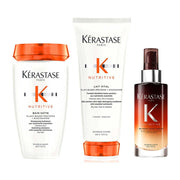 Kérastase Nutritive Shampoo, Conditioner & Hair Serum Set, Hydrating Routine for Dry Hair Lacking Nutrition Trio