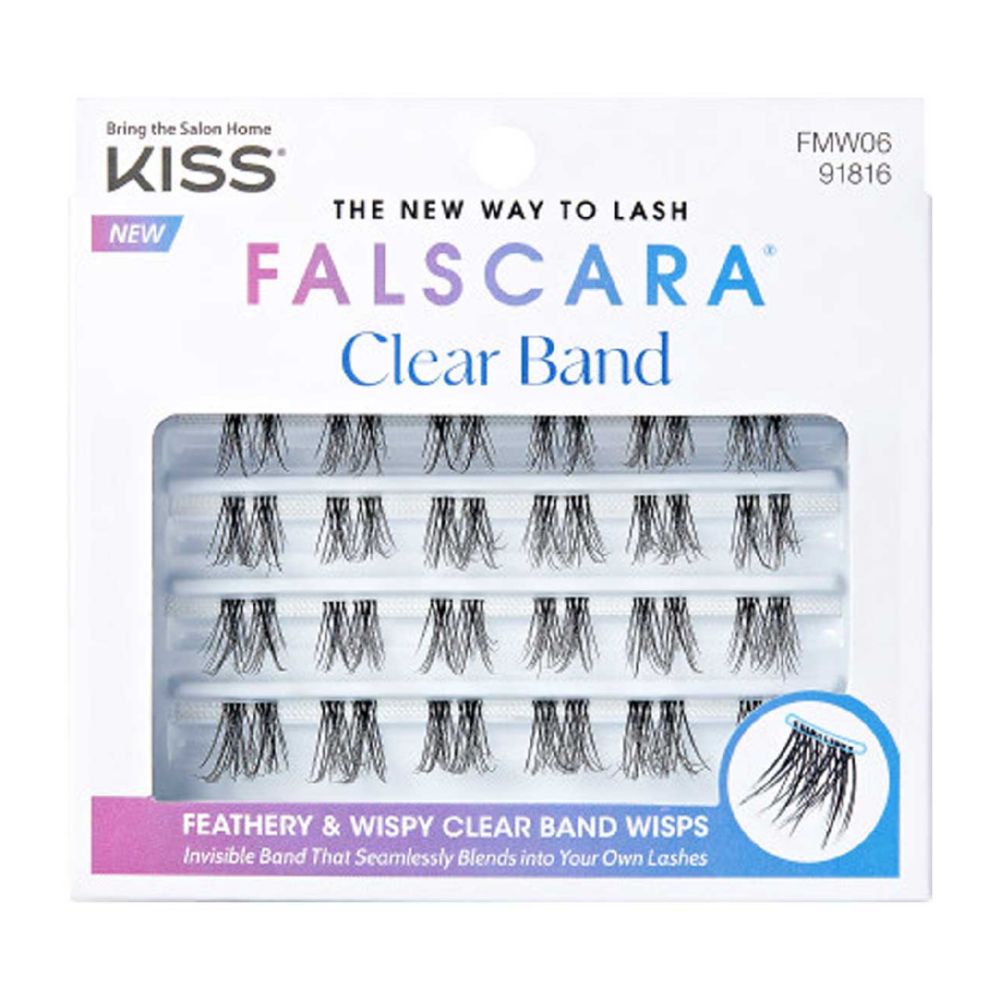 Kiss Falscara  Multipack Clear Band Lashes 24