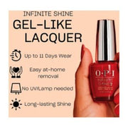 OPI Infinite Shine Gel Like Polish - Megawatt Hot  - 15ml