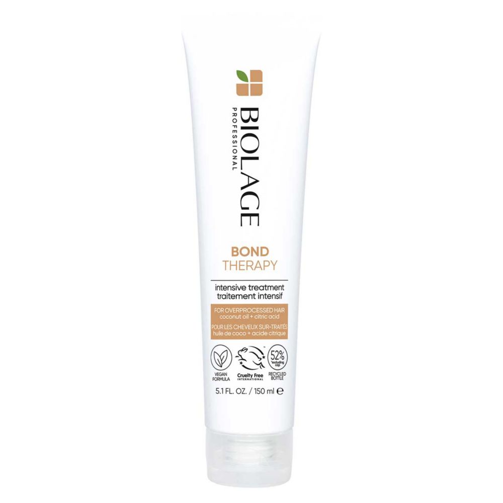 Biolage Professional Bond Therapy Pre-Shampoo Intensive Treatment With Citric Acid & Coconut Oil For Damaged Hair, 150ml