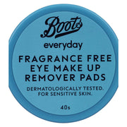 Boots Fragrance Free Eye Make Up Remover Pads 40s