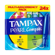 Tampax compak Tampons pearl multi reg & super 24s