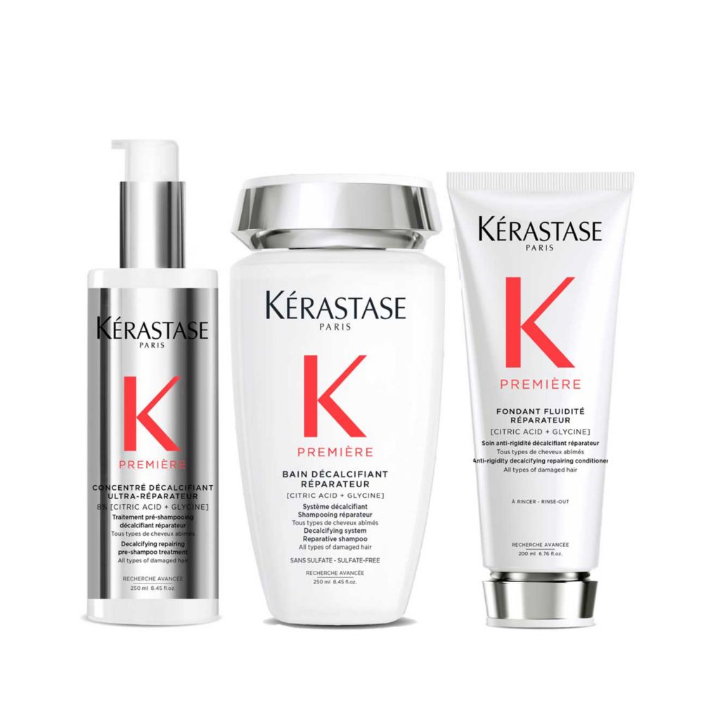 Kérastase Première Decalcifying Shampoo & Conditioner Duo with Pre-Shampoo for Damaged Hair