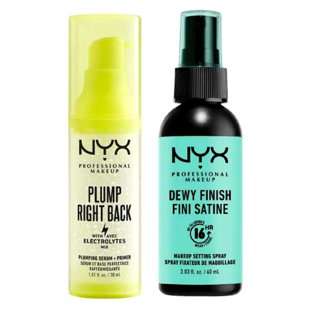 Matte Dewy Setting Spray and Plump Right Back Primer & Serum