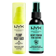 Matte Dewy Setting Spray and Plump Right Back Primer & Serum