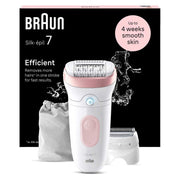 Braun Silk-épil 7, Epilator For Easy Hair Removal, Lasting Smooth Skin, 7-030