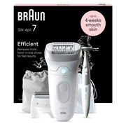 Braun Silk-épil 7, Epilator For Easy Hair Removal, Lasting Smooth Skin, 7-241