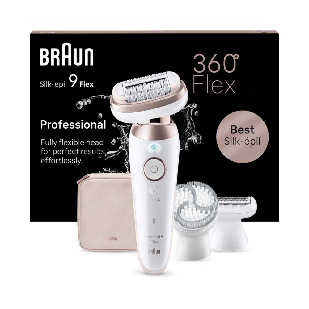 Braun Silk-épil 9 Flex, Epilator For Easy Hair Removal, 9-060 3D
