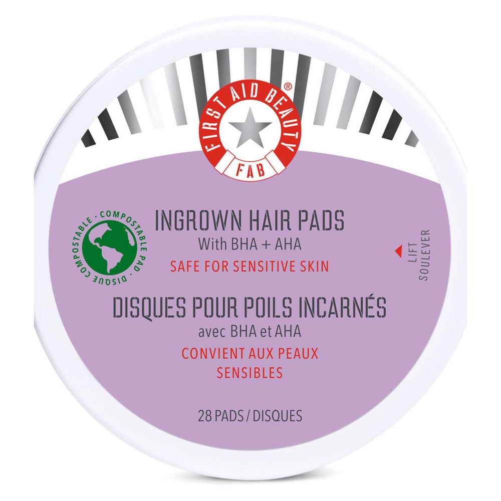 First Aid Beauty Ingrown Hair Pads with BHA&AHA 28 Pads