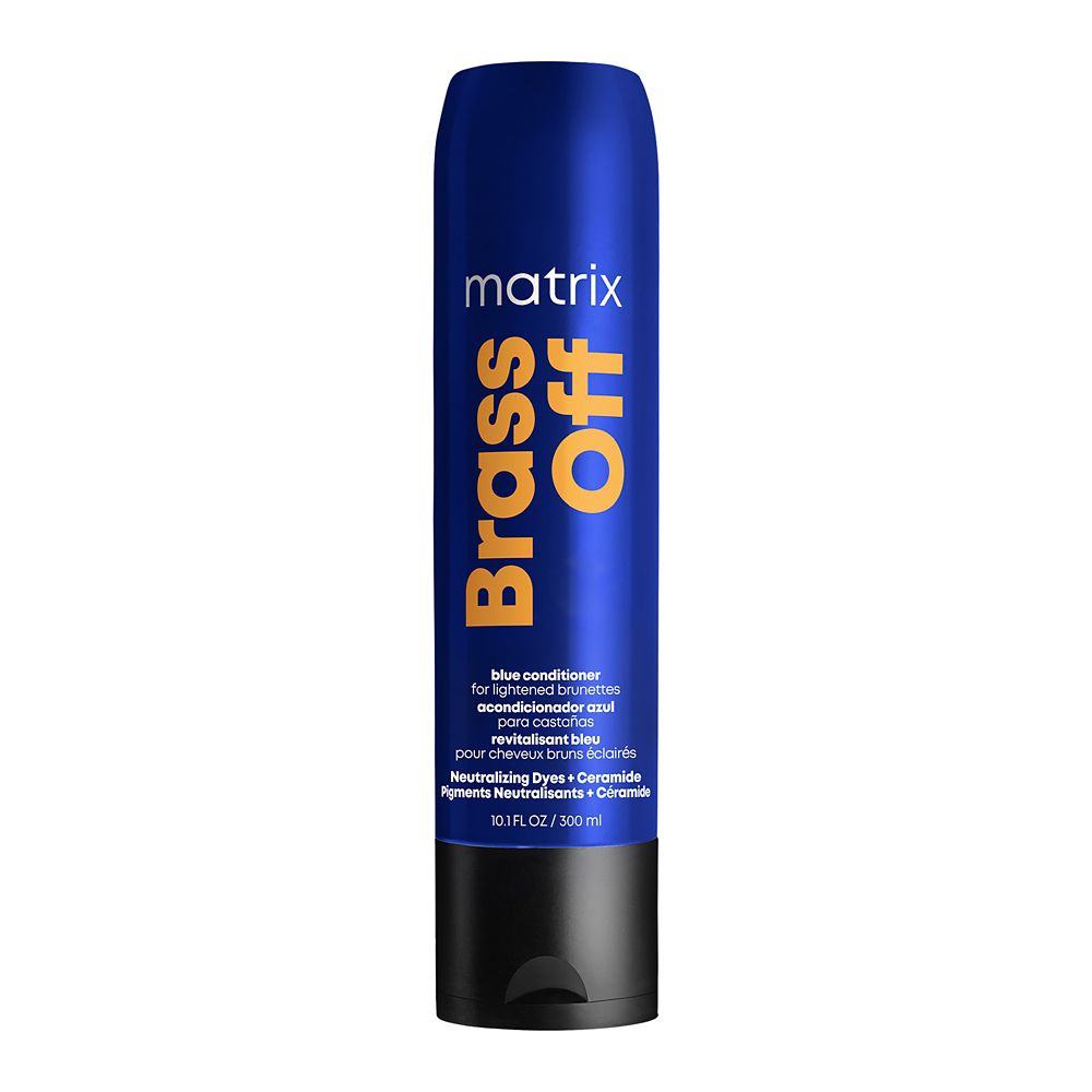 Matrix Brass Off Blue Toning Pigmented Conditioner For Lightened Brunette Hair 300ml