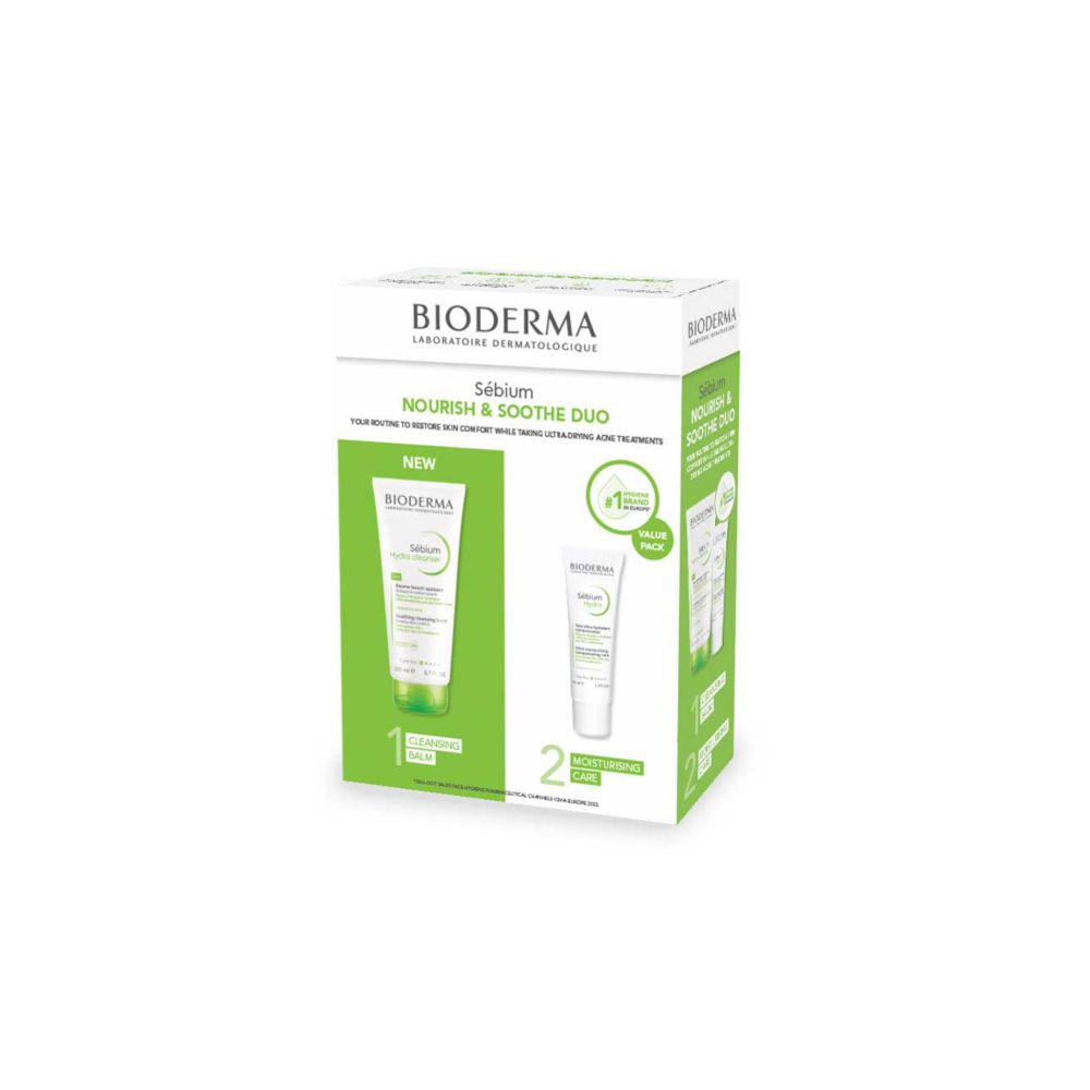 Bioderma sebium cleanser& hydra pack