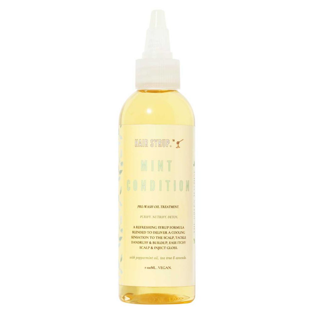 Hair Syrup Pre-Wash Hair Oil, Mint Condition 100ml