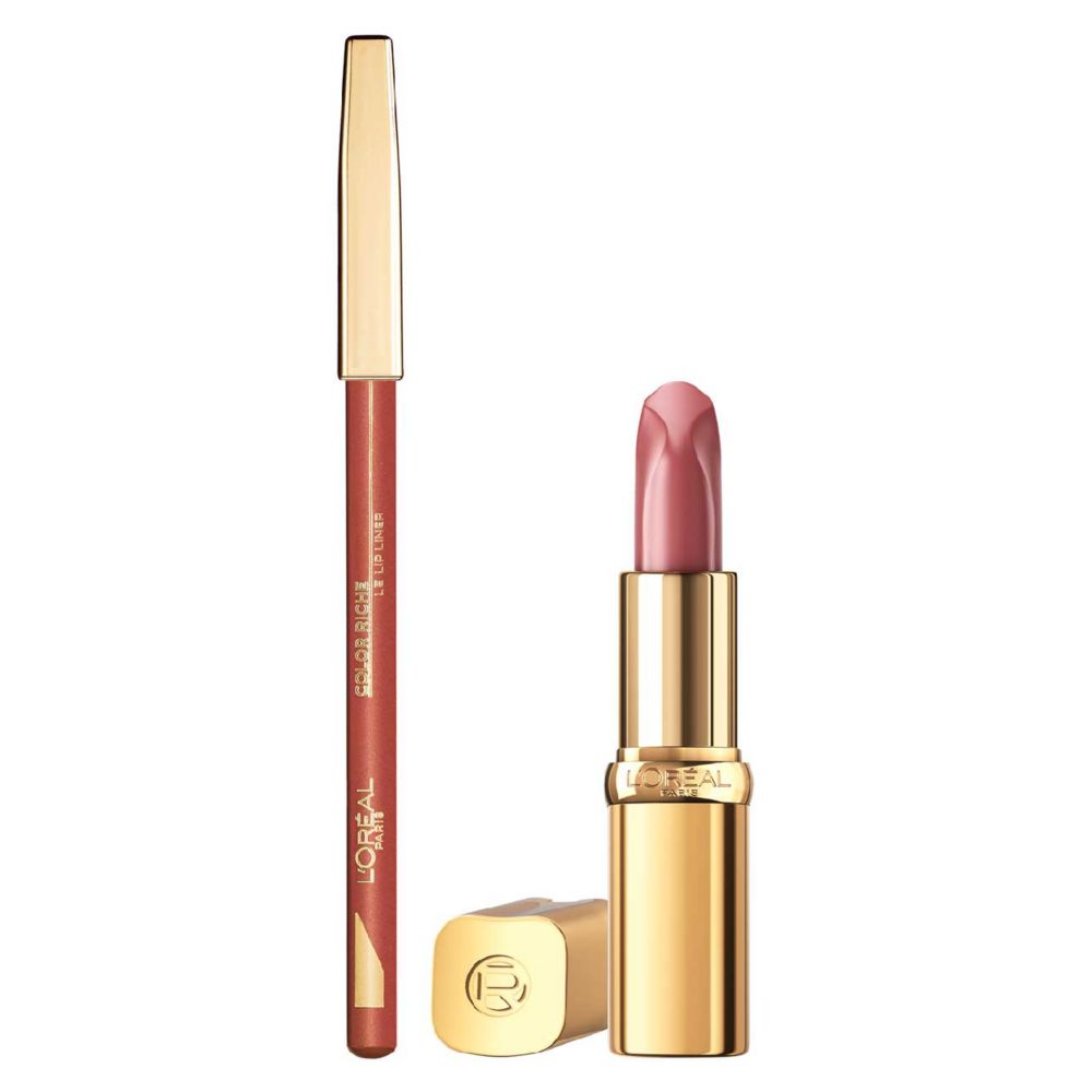 L'Oreal Paris Color Riche Liner 236 & Lip Stick 601 Full Lip Bundle