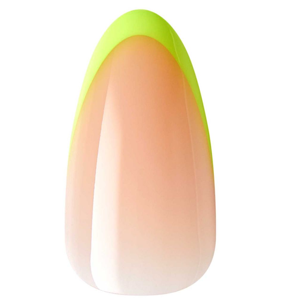 Salon French Falsenail Hype Neon Yellow