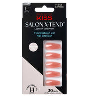 Salon X-Tend Falsenail Solid Pink Long Coffin
