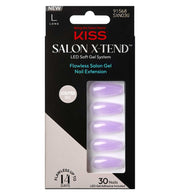 Salon X-Tend Falsenail Solid Lavender Long Coffin