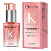 Kérastase Chroma Hair Oil Huile Chroma Éclat Bottle, for Fine to Medium Hair with Amino Acid & Lactic Acid 30ml