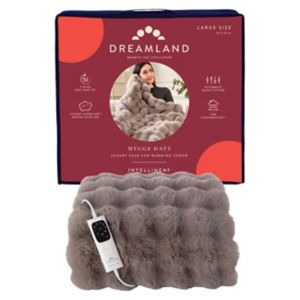 Dreamland Hygge Days Faux Fur Intelliheat Electric Throw Mocha 160 x 120cm