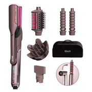 Shark FlexFusion Straight 5-in-1 Air & Ceramic Styling,Drying & Straightening System with Storage Case HD652SUK – Cosmic Blush
