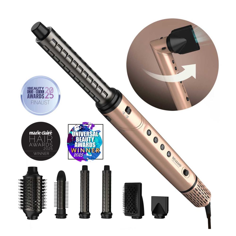 REVAMP Dynamic Radiance Pro Blow Dry 7-in-1 Ionic Air Styler