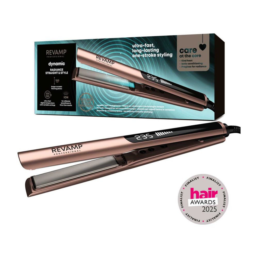 REVAMP Dynamic Radiance Straight & Style Ceramic Ionic Hair Straightener