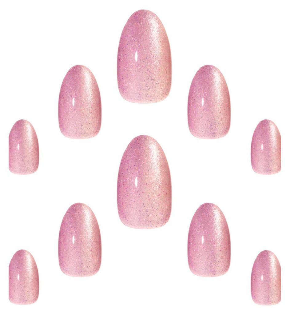 Elegant Touch Fairy Tale Cat Eye Aurora False Nails With Glue 24s